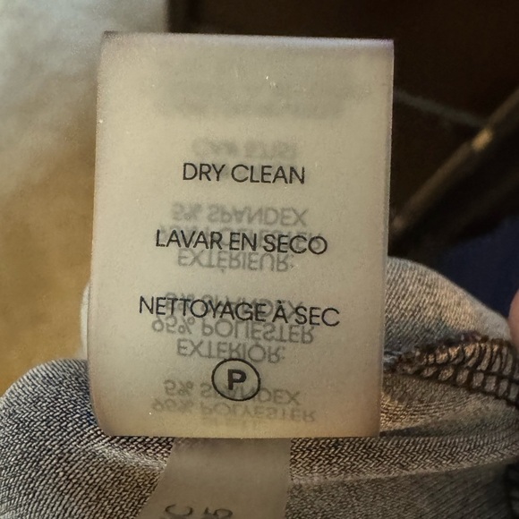 Calvin Klein blue & black sleeveless blouse - Picture 9 of 9